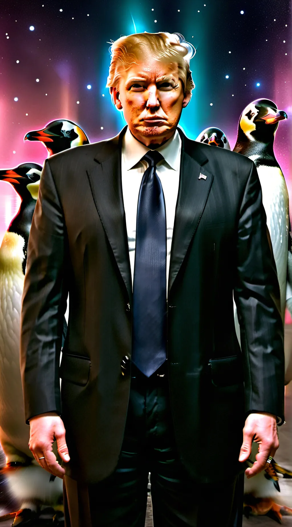 ai character: Puffle party background