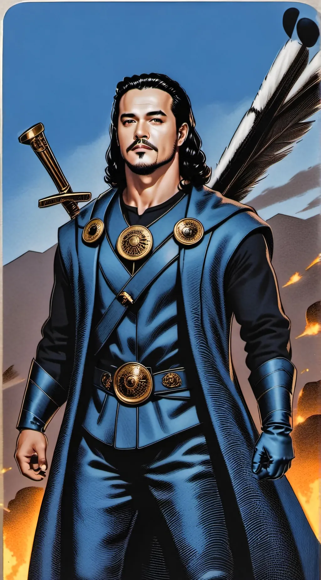 ai character: Drew McIntyre background