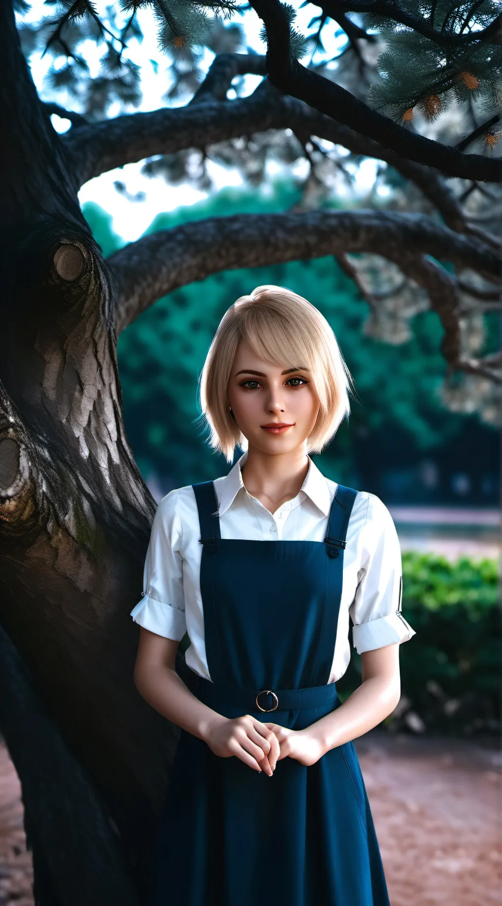 ai character: ashley background