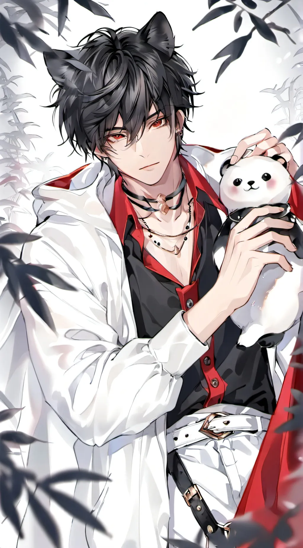 ai character: Ender🌹 background