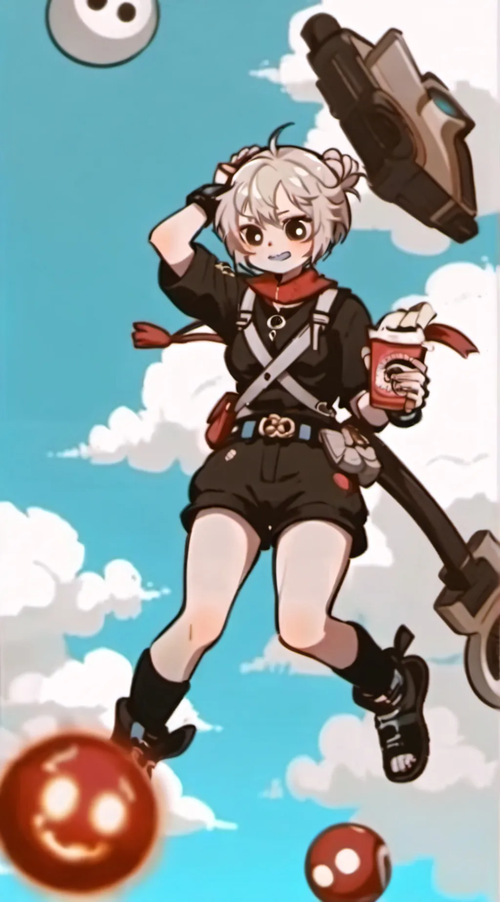 ai character: roast her  background