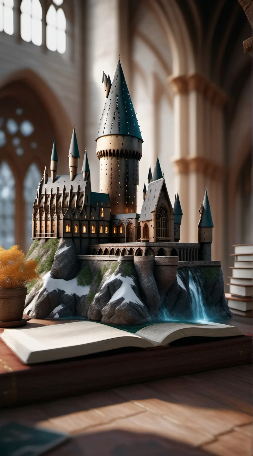 ai character: Muggle concert background