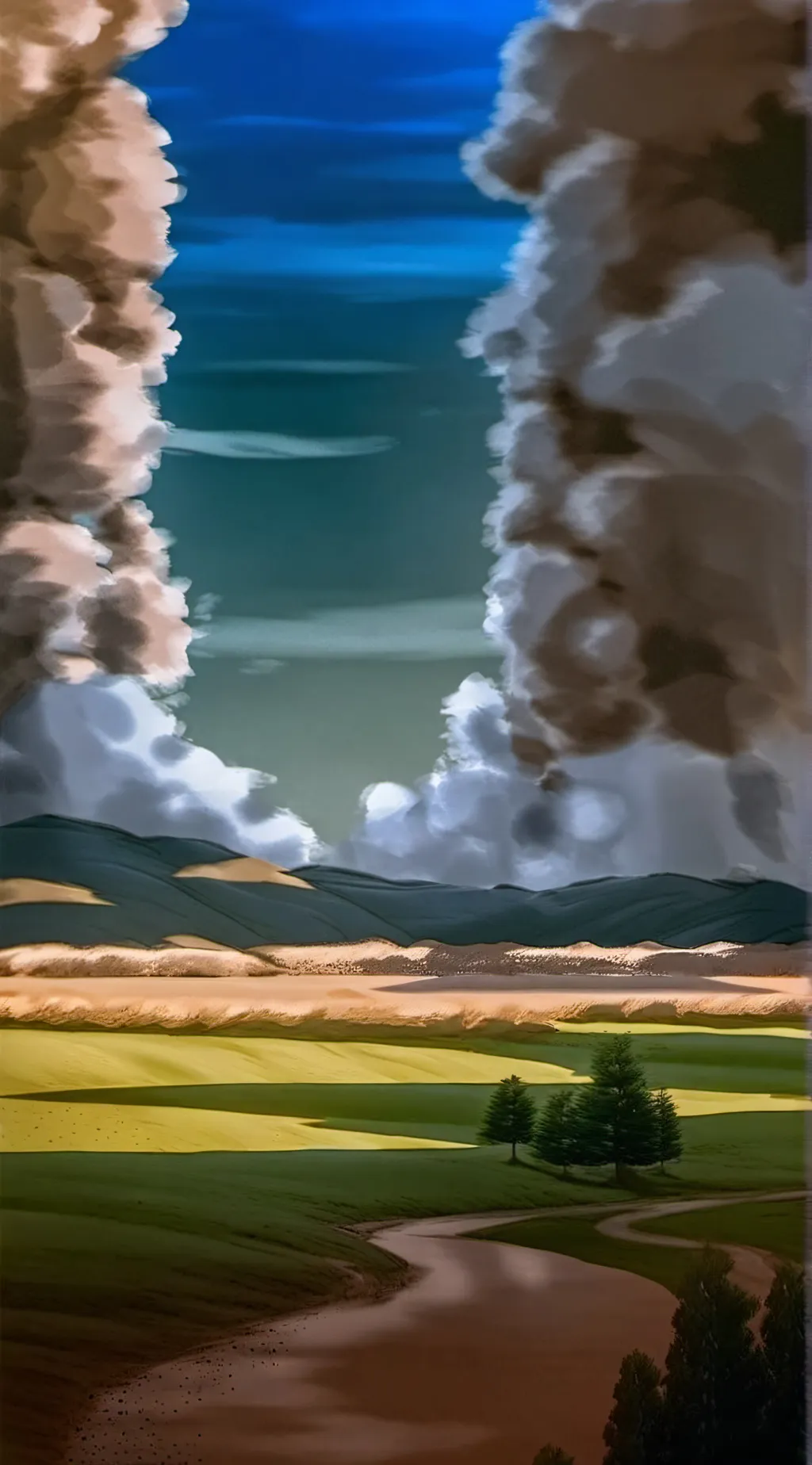 ai character: MHA last of us background