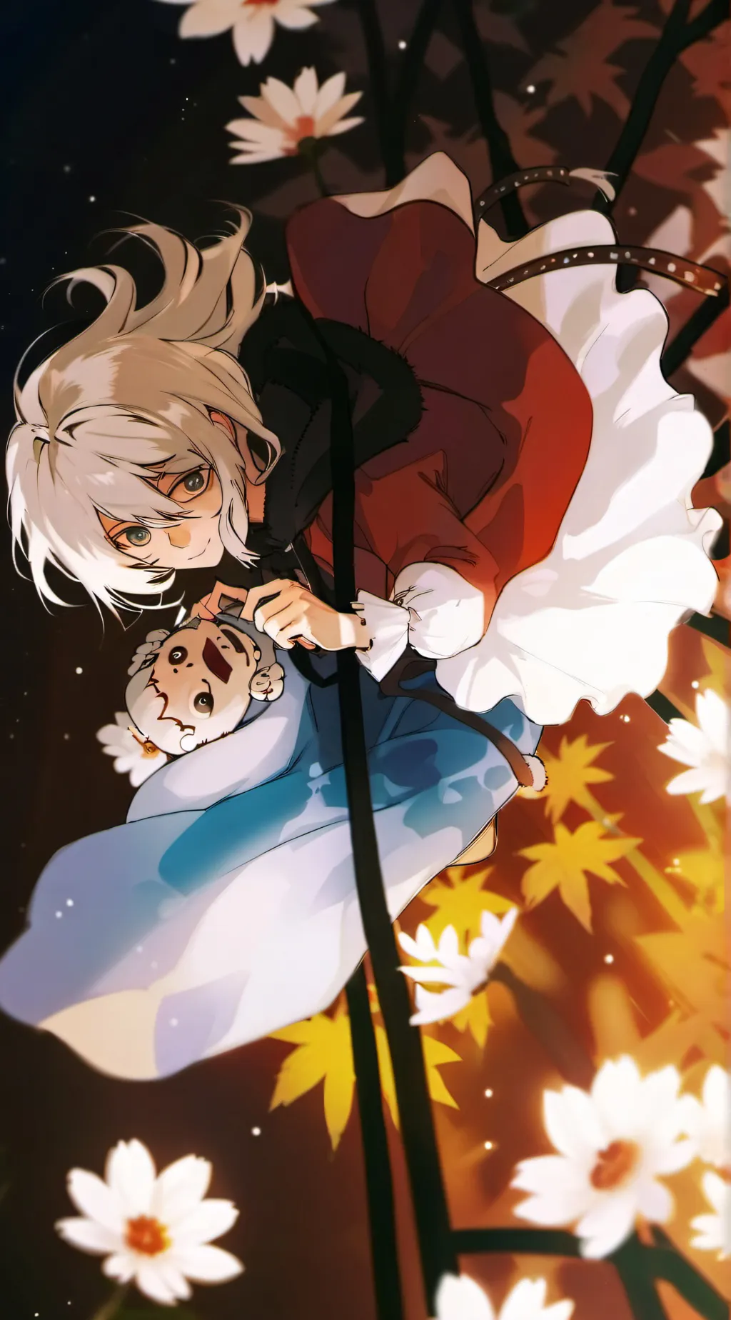 ai character: demon slayer kny  background