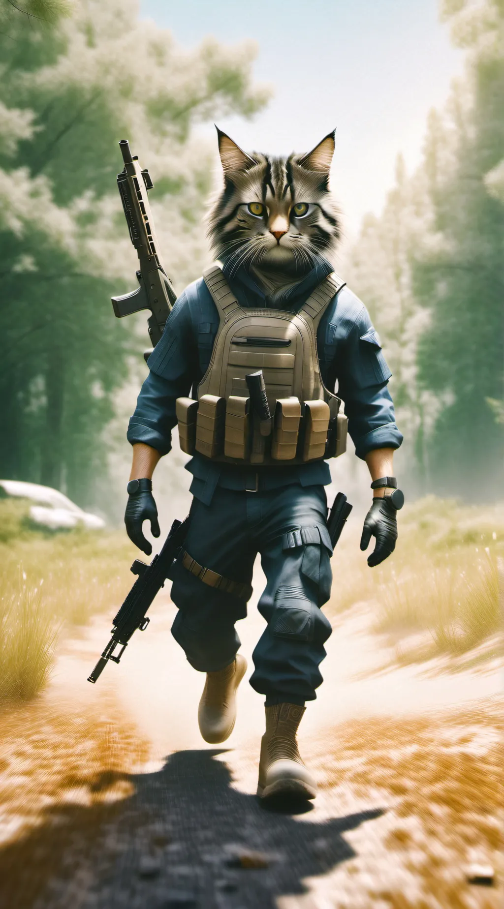 ai character: Swallowed shampoo  background