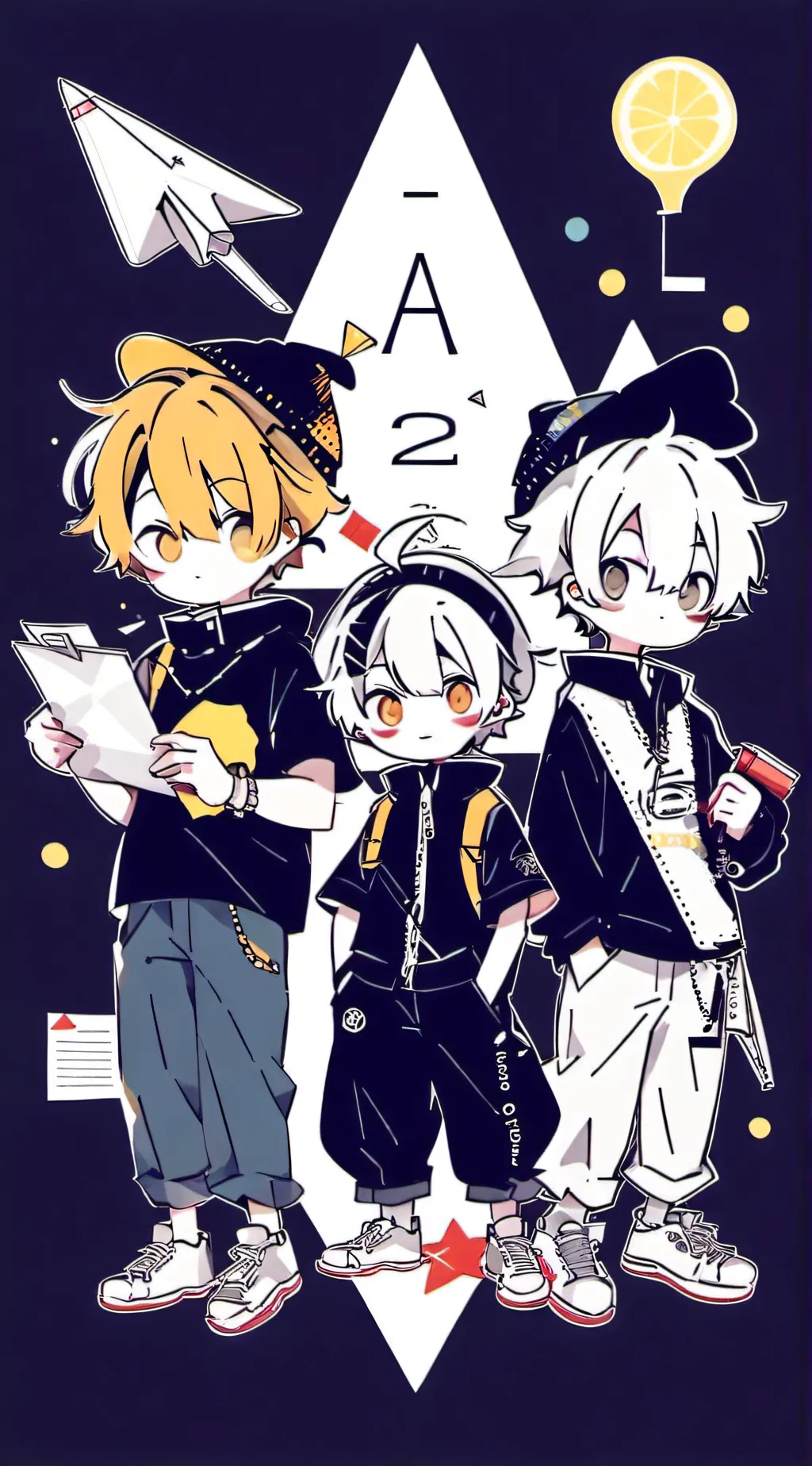 ai character: Edward,zip,Oliver background