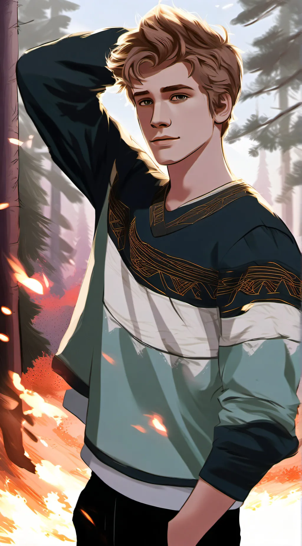 ai character: Luke Castellan background
