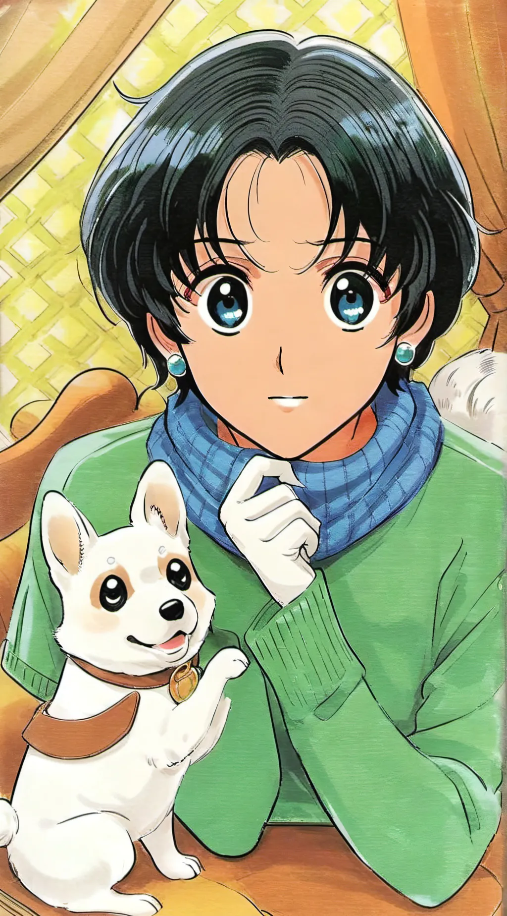 ai character: Fered  background