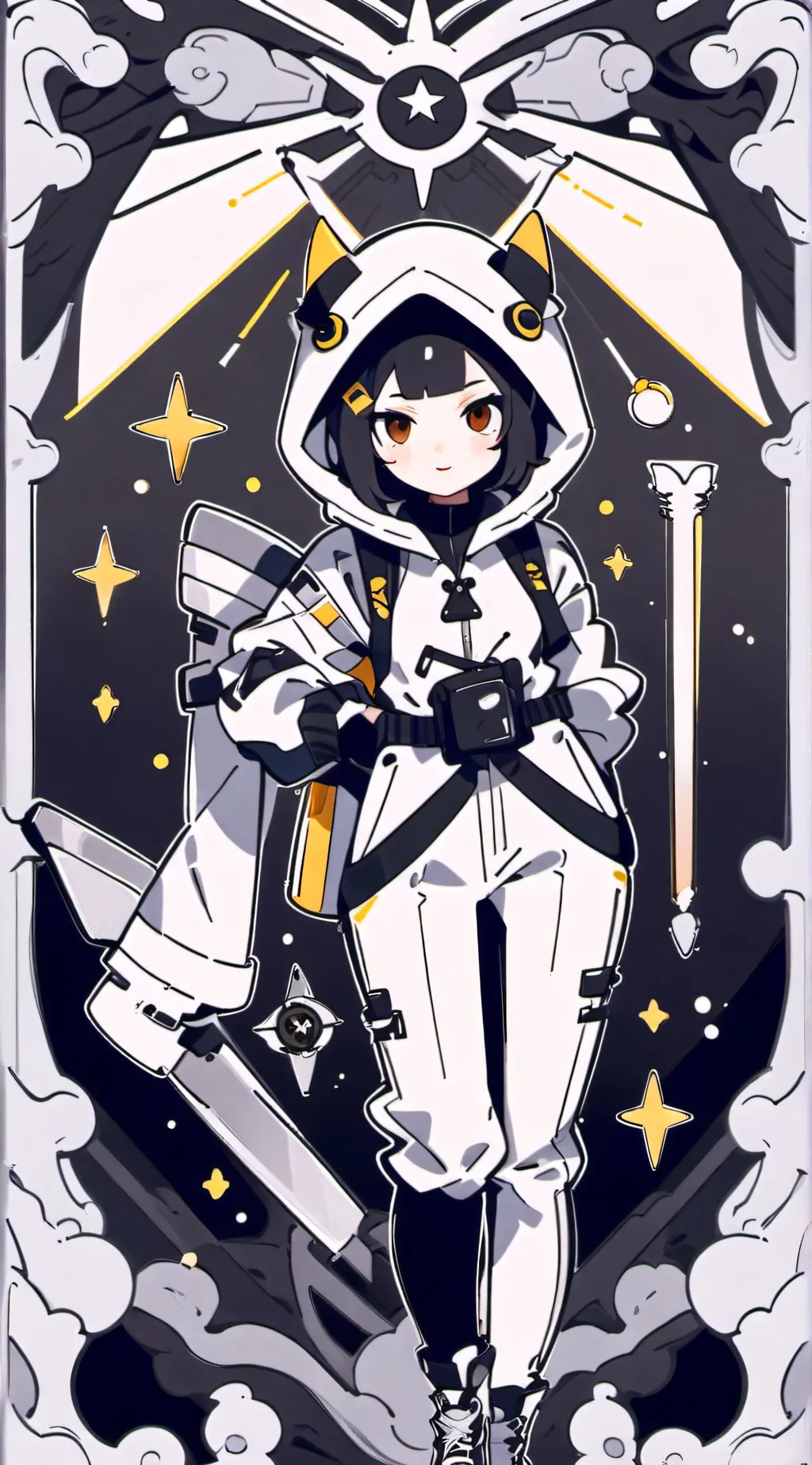 ai character: kuromi background