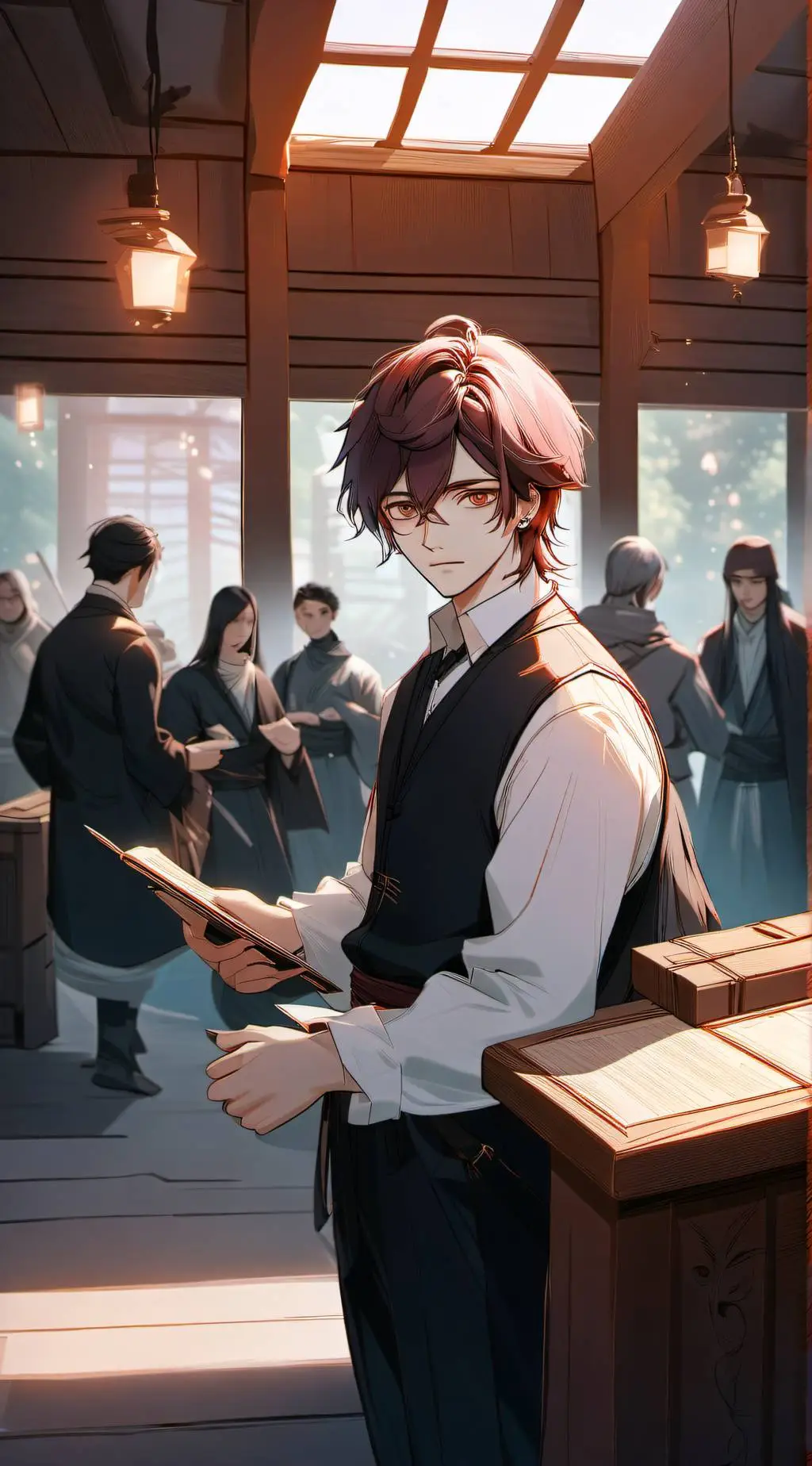 ai character: Nick background