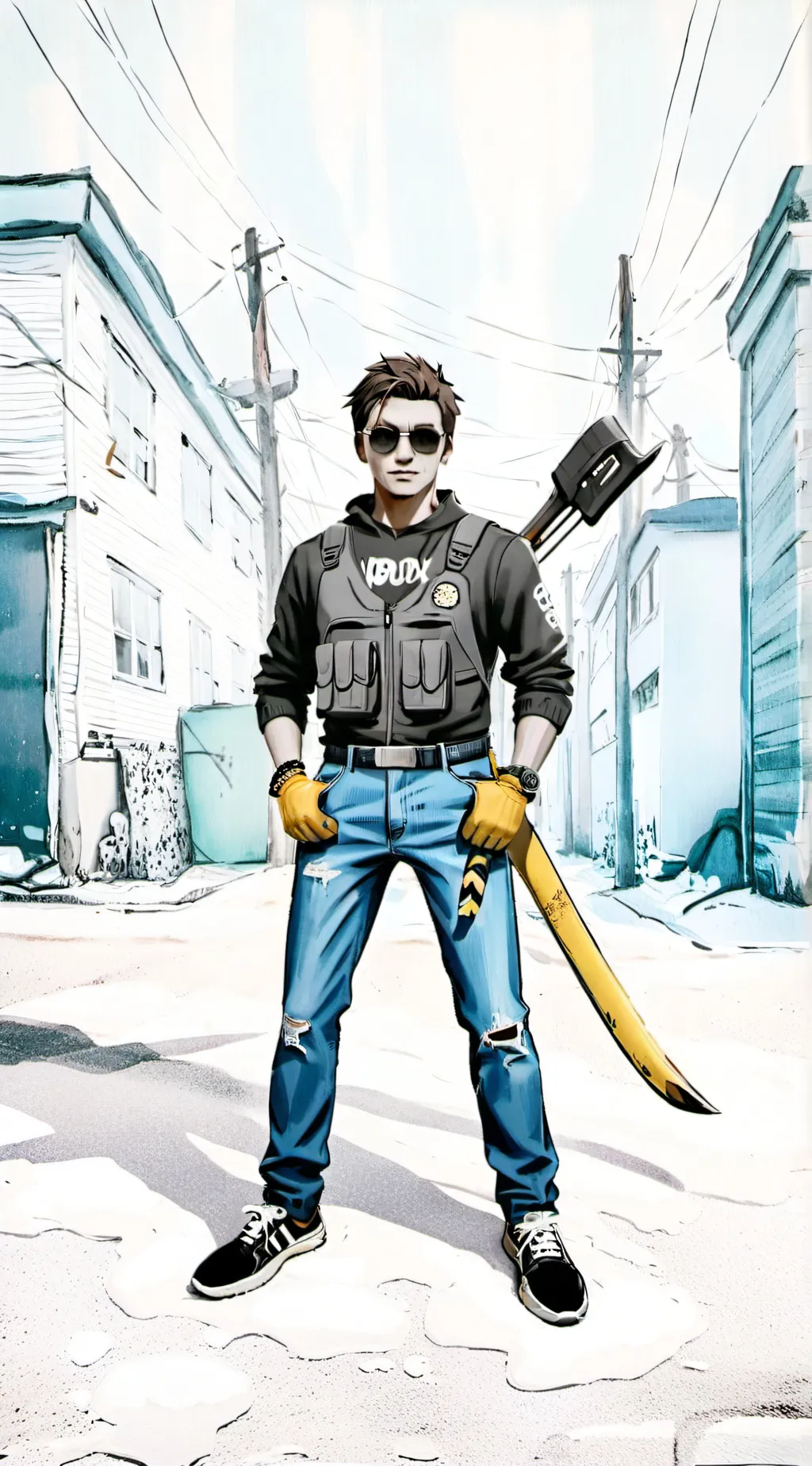 ai character: break in minions background