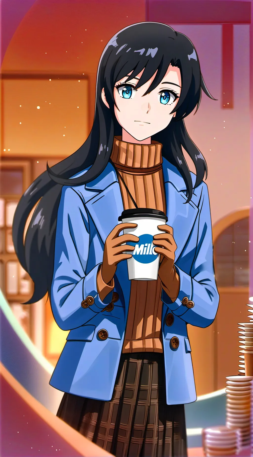 ai character: Dita background