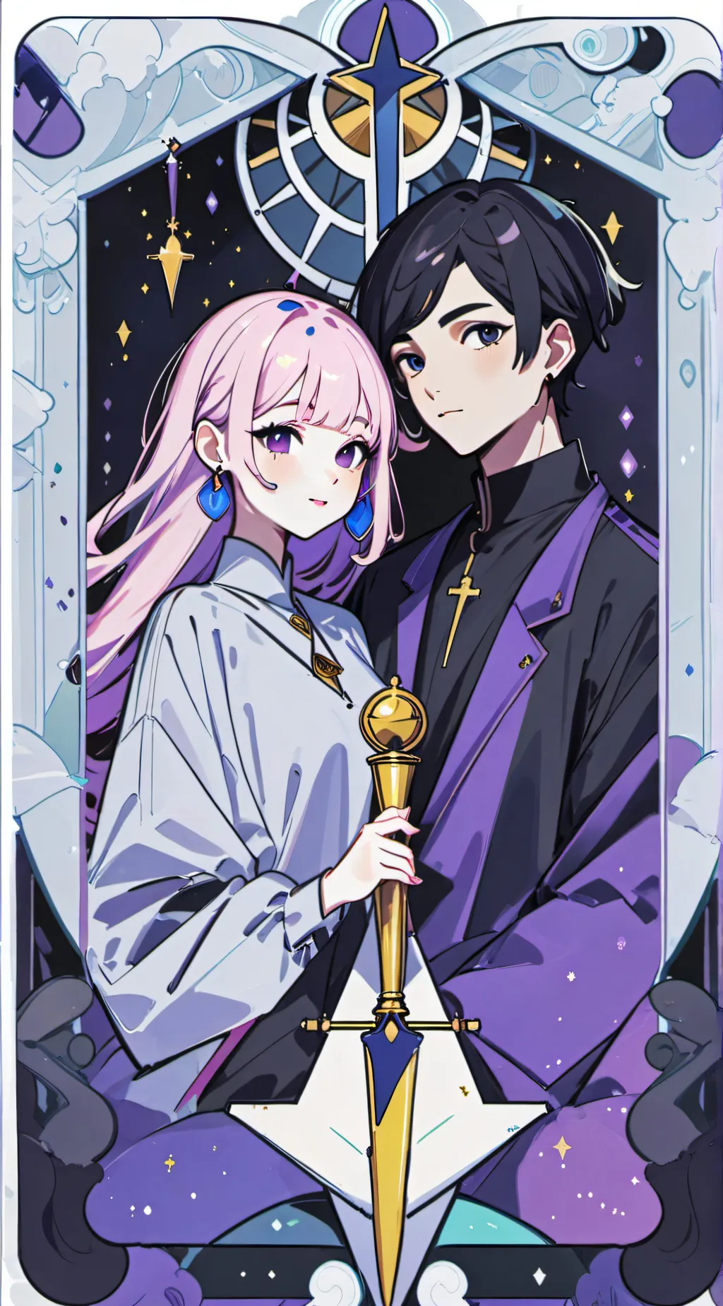 ai character: mitsuri and obanai background