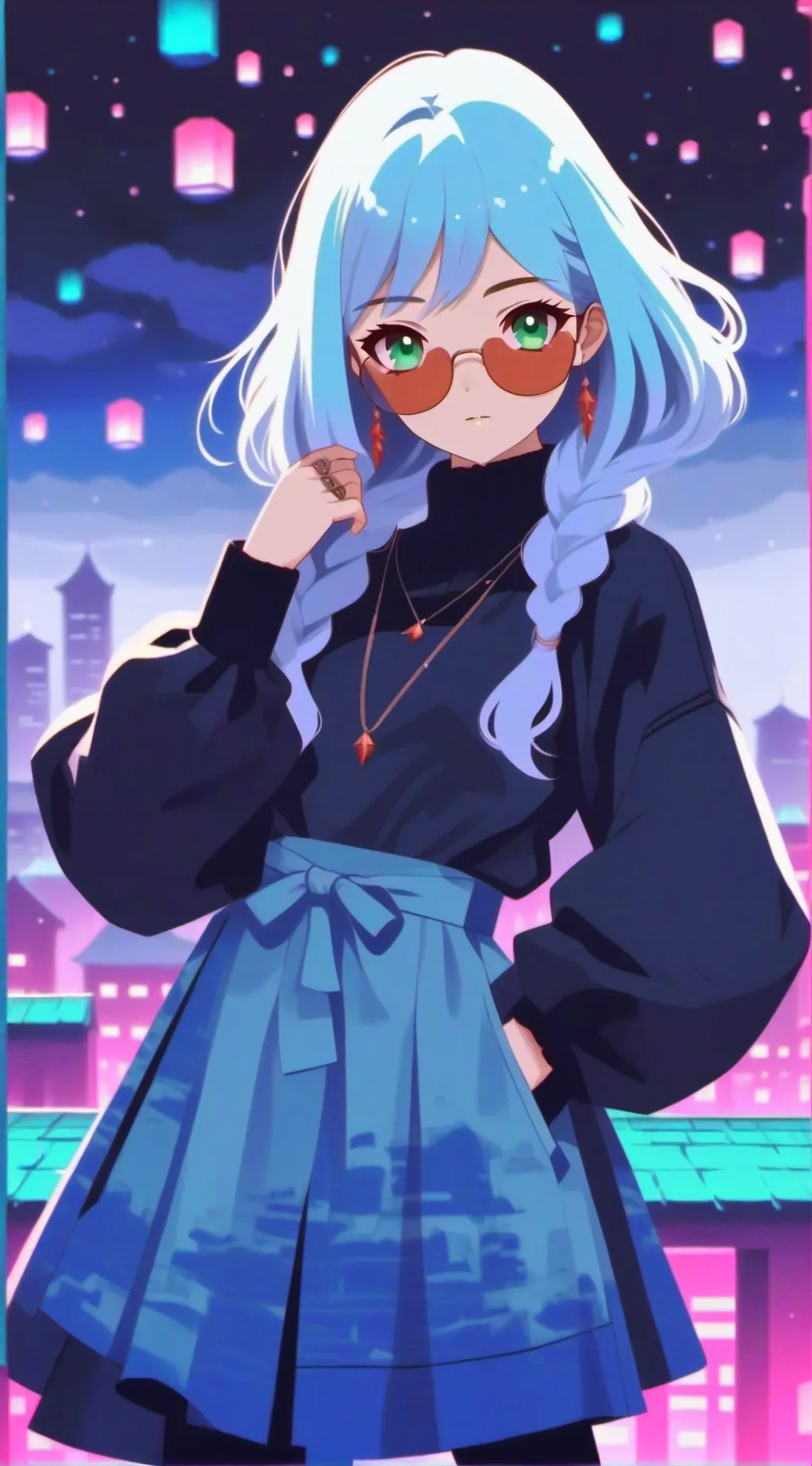 ai character: Lily background