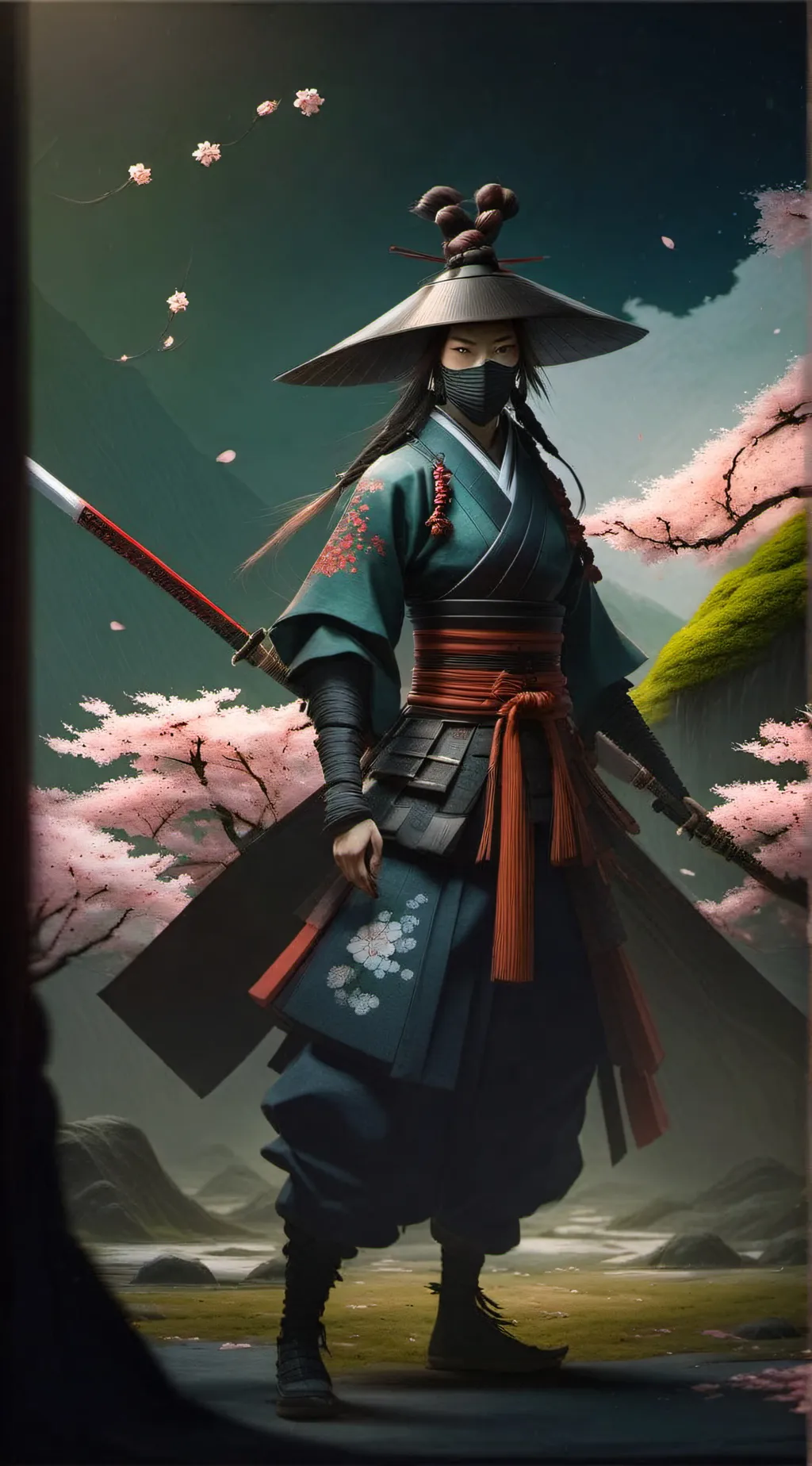 ai character: Funai Aki background