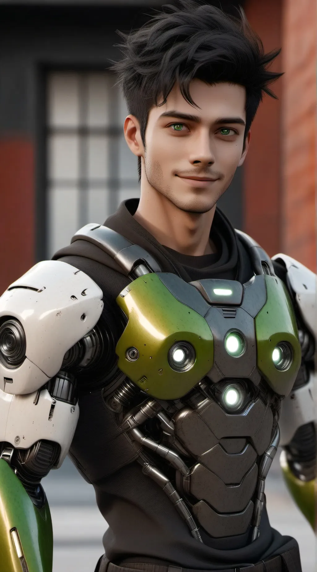 ai character: robot background