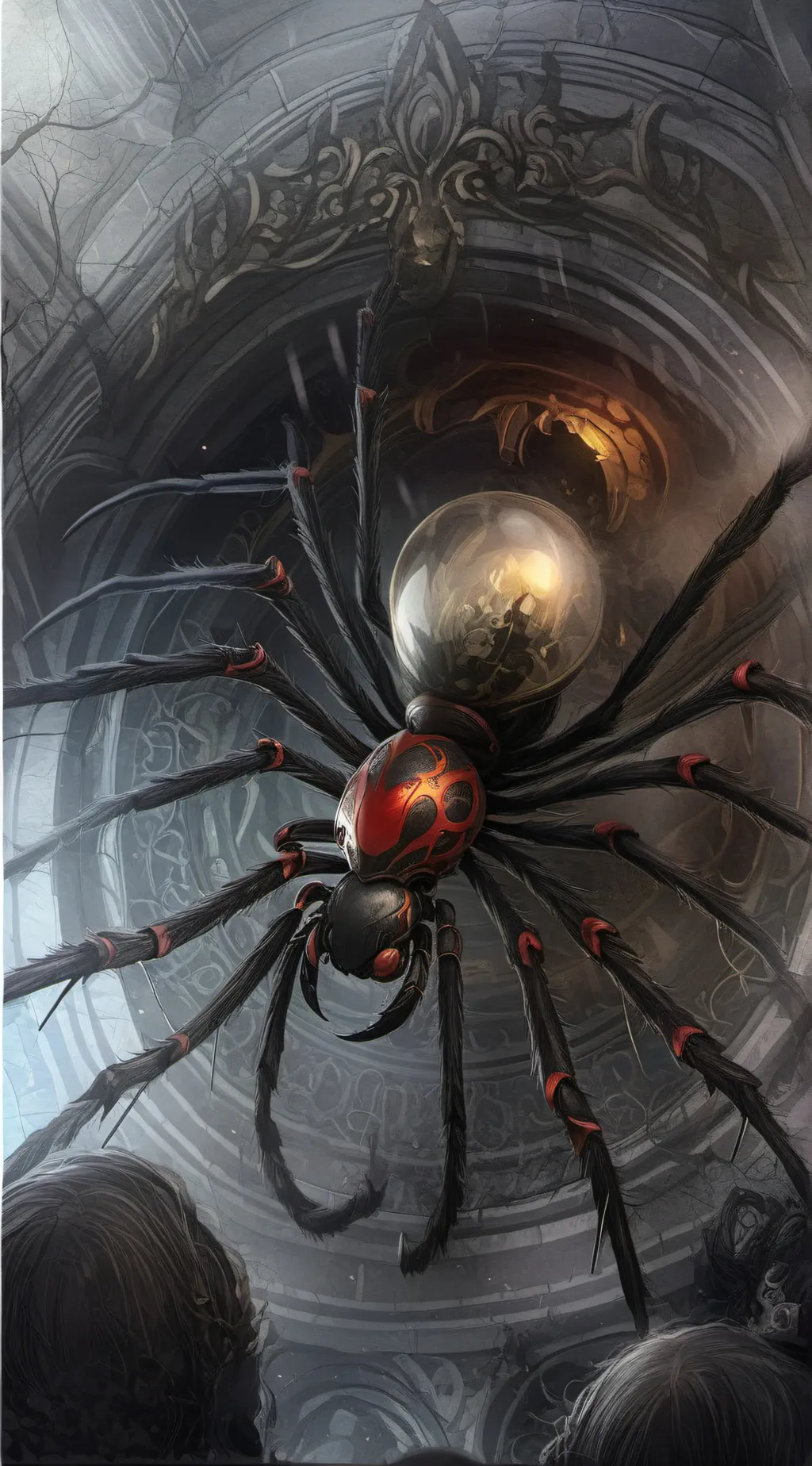 ai character: Spider  background