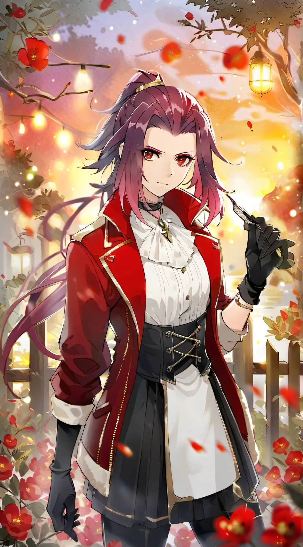 ai character: Akiza Izinski background