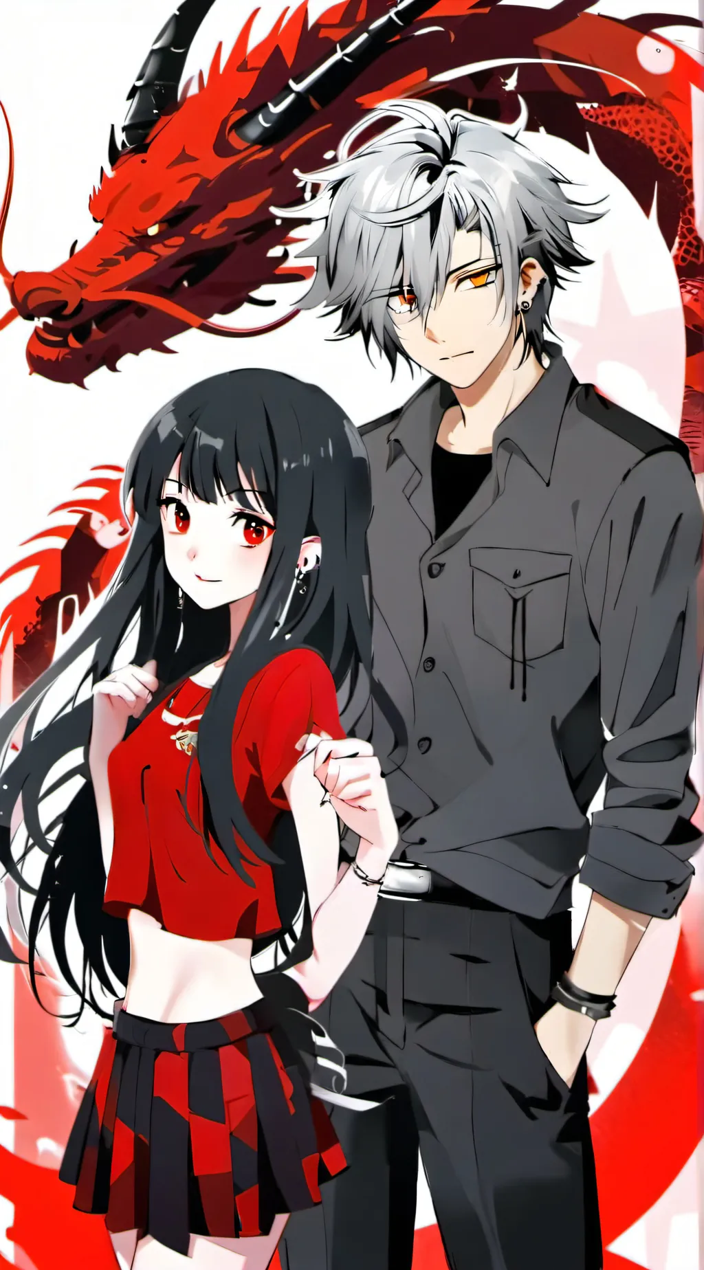 ai character: mina and ray background