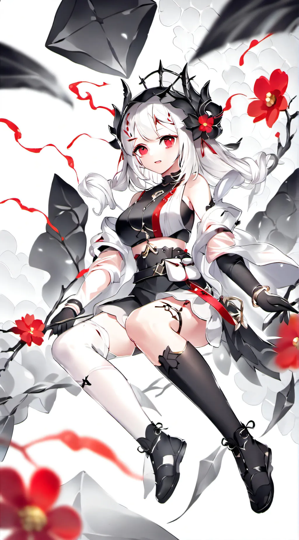 ai character: Dark queen background