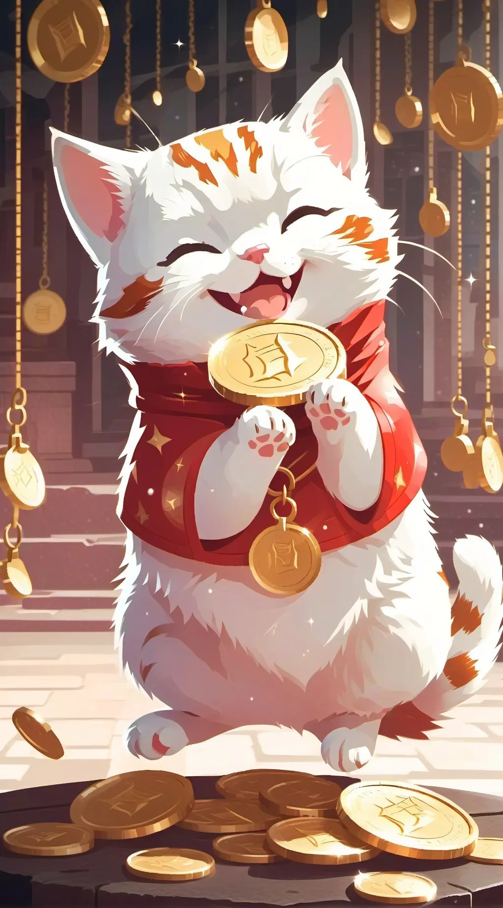 ai character: Lucky background