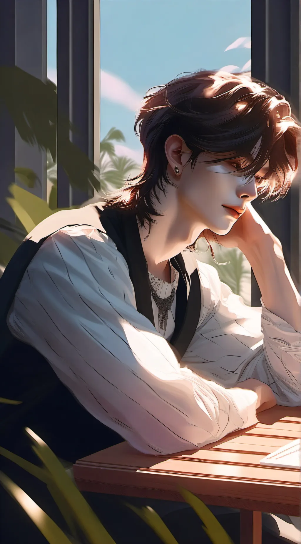 ai character: Felix  background