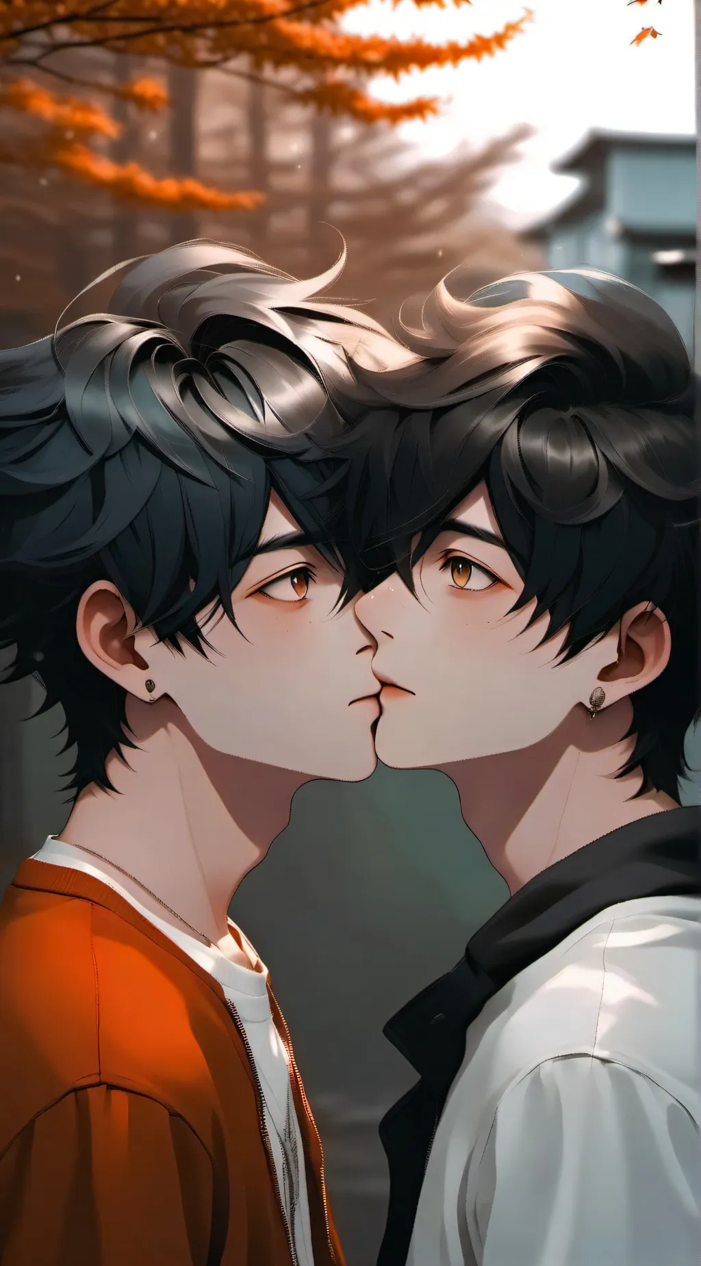 ai character: Leo and felix  background