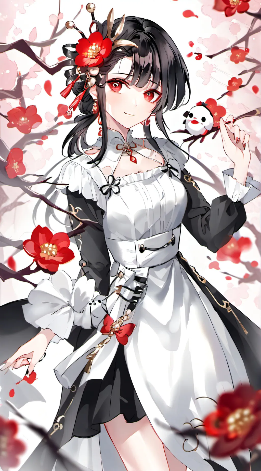 ai character: bacon hair background