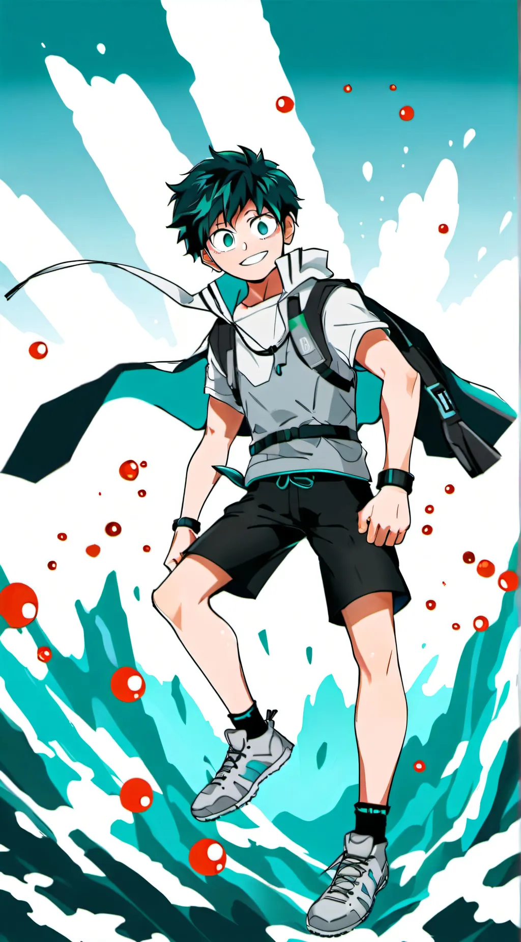 ai character: deku background
