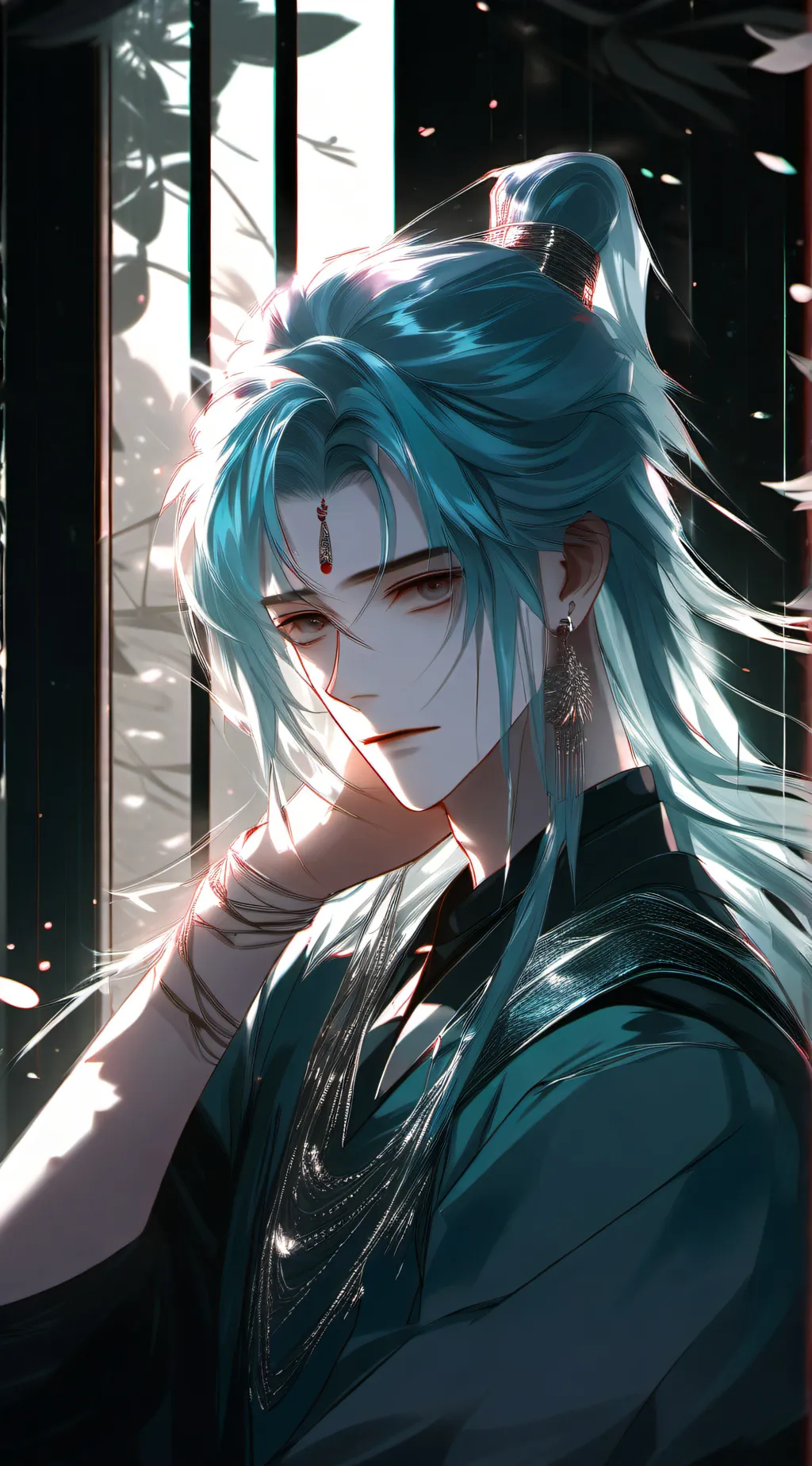 ai character: A girl background