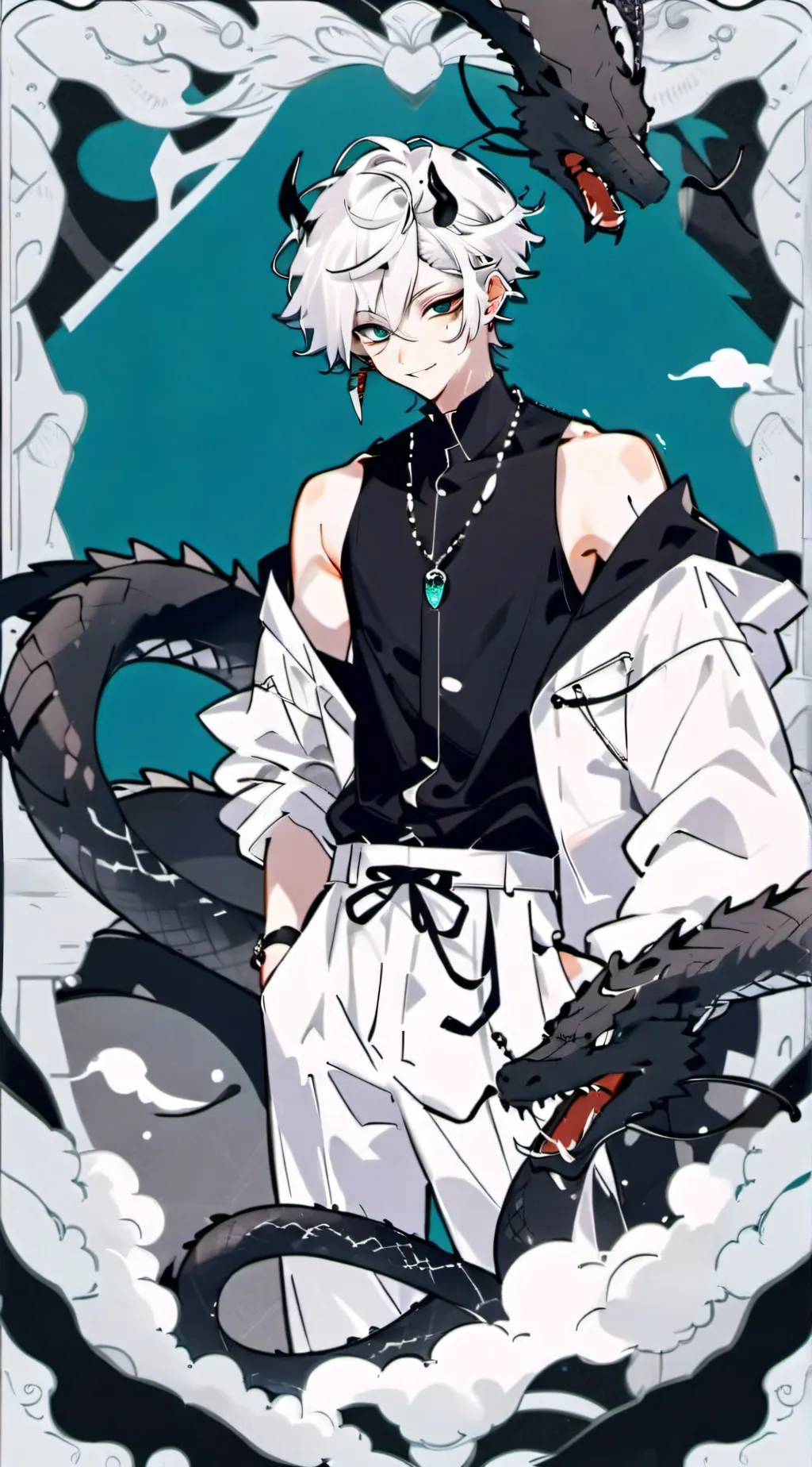 ai character: Death background