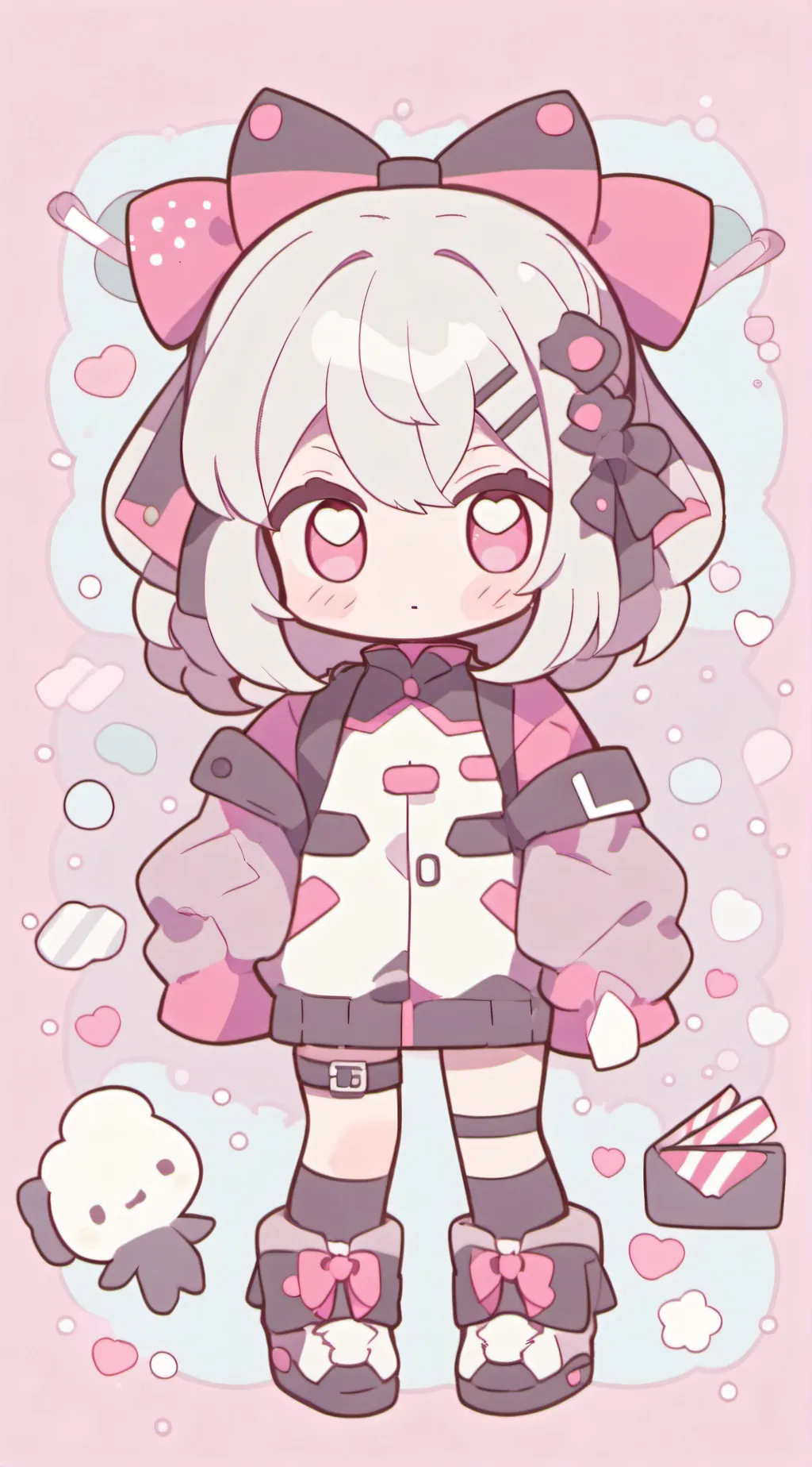 ai character: Titan tv woman  background