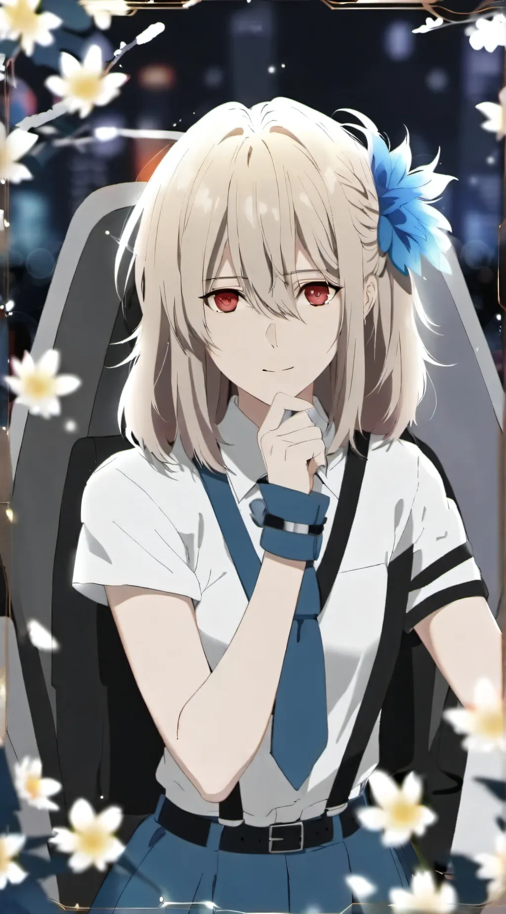 ai character: N/y background