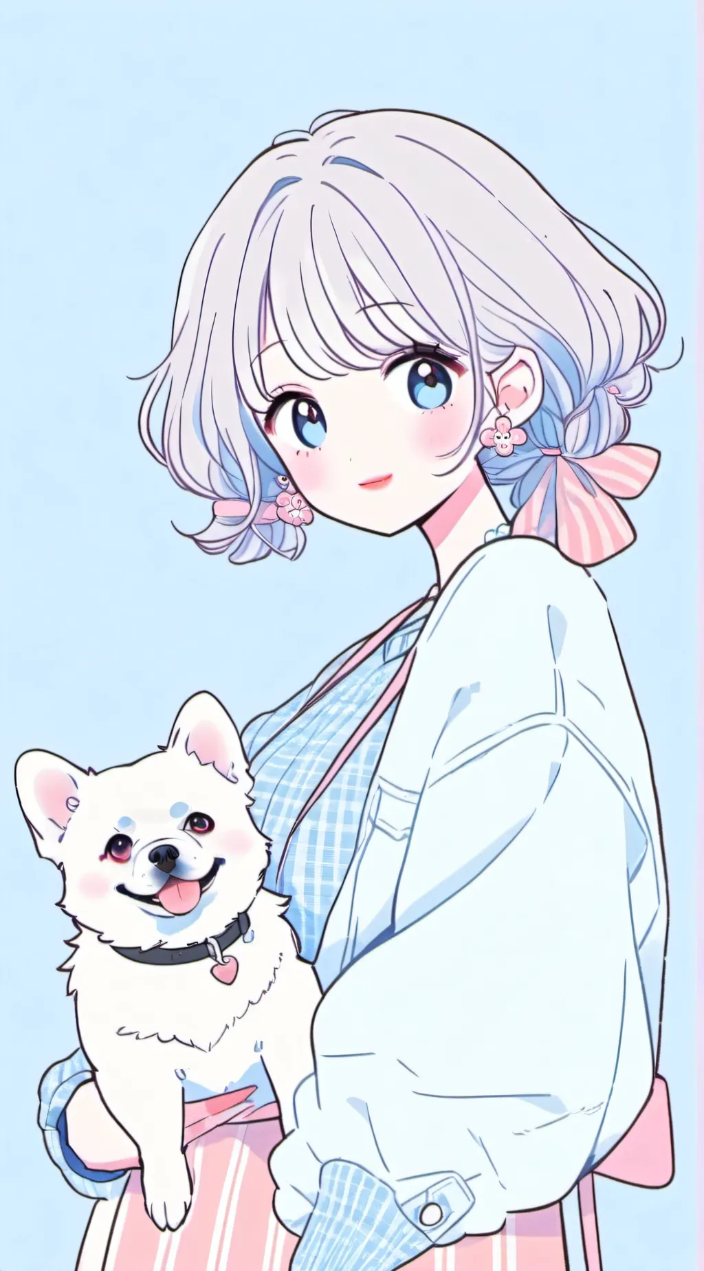 ai character: Molly and u background