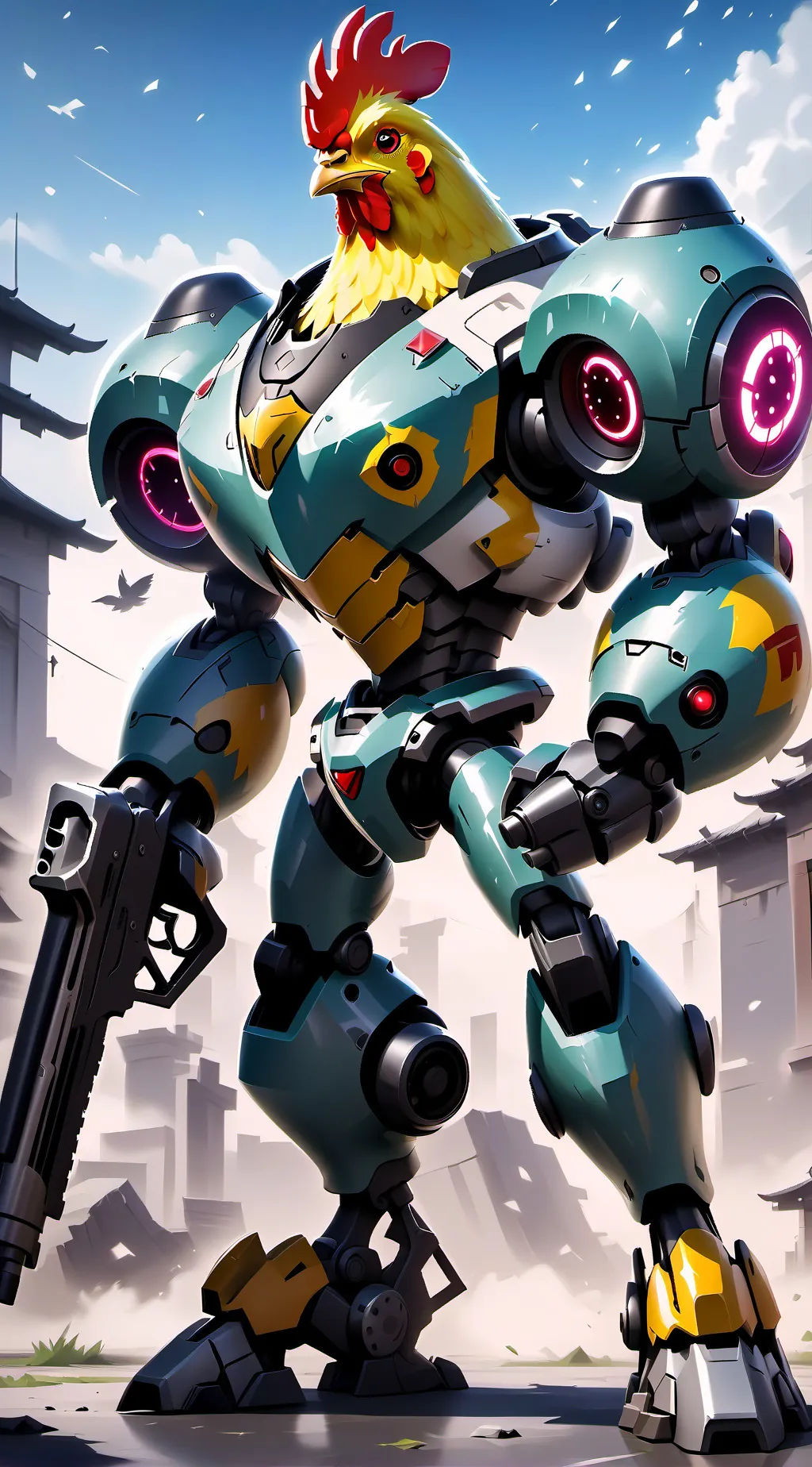 Talkie AI - Chat with Chicken gun and fr