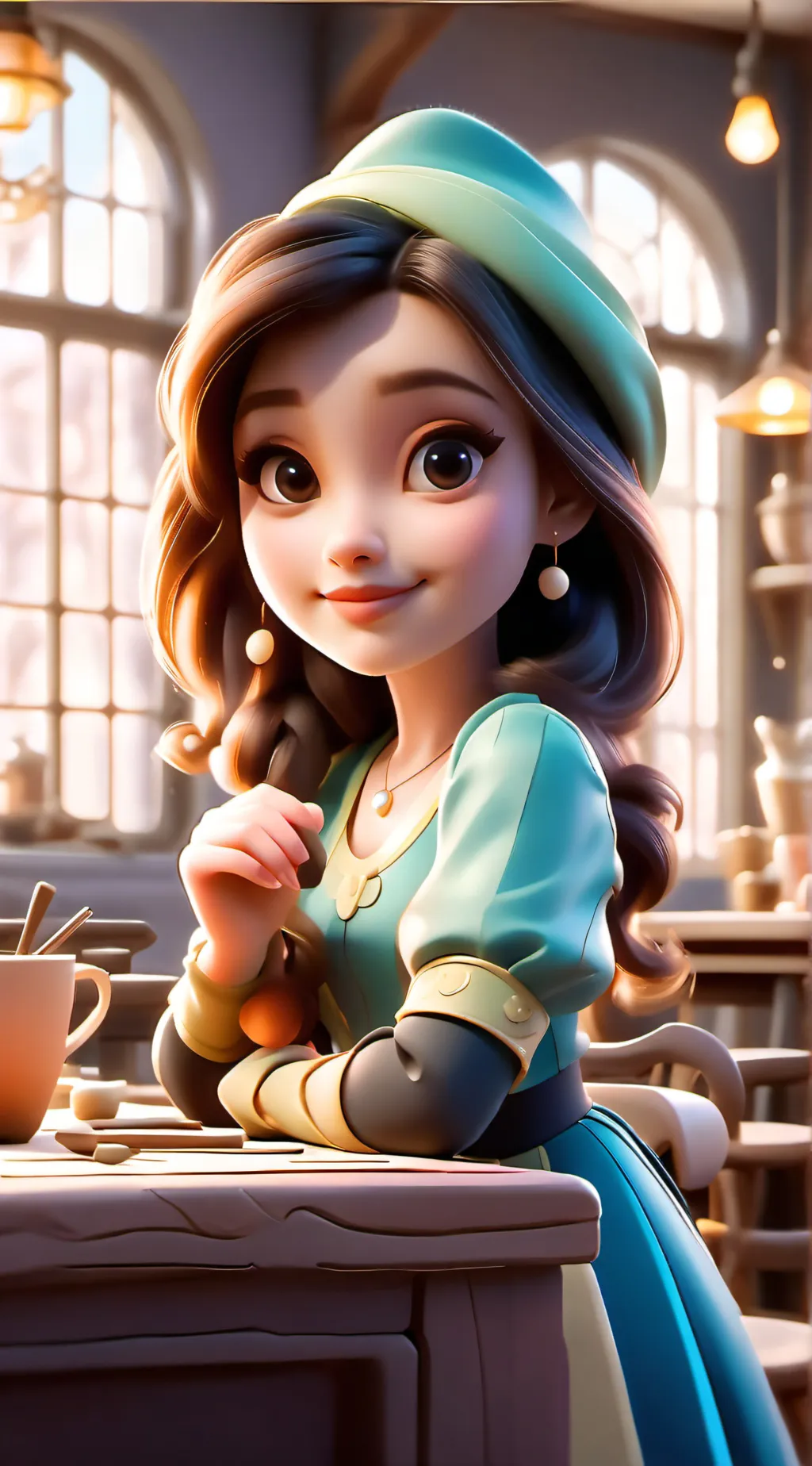 ai character: eleia background