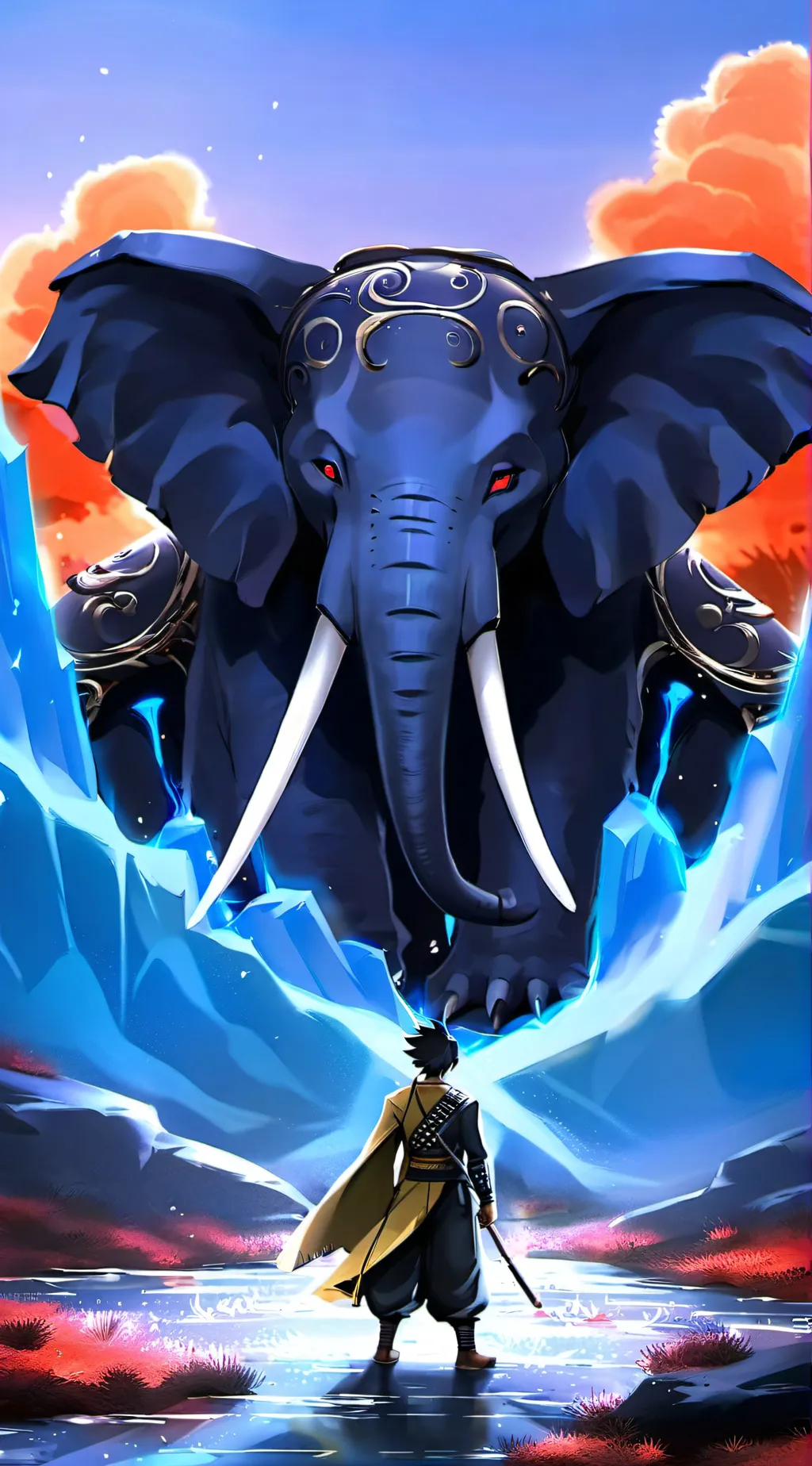 ai character: Gargantuphant  background