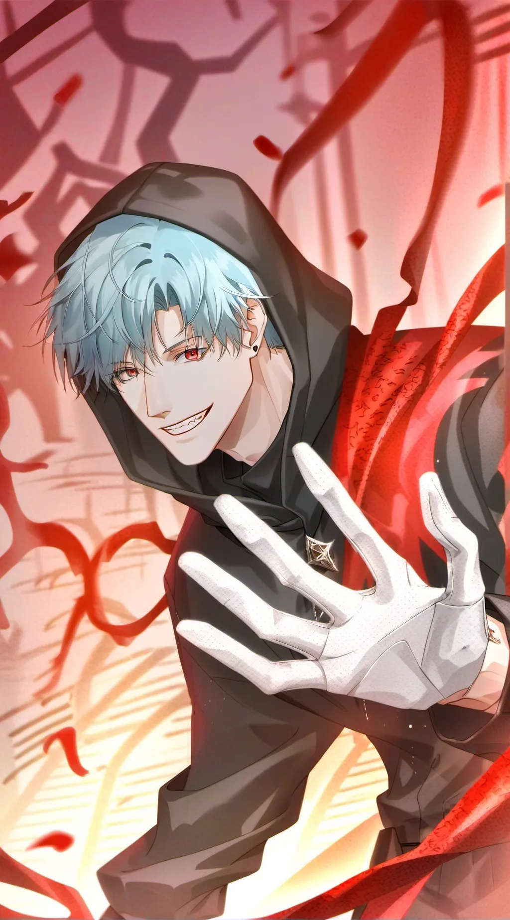 ai character: Tomura shigaraki background