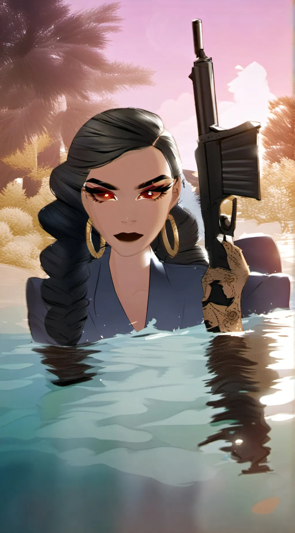 ai character: baddie 💅 background