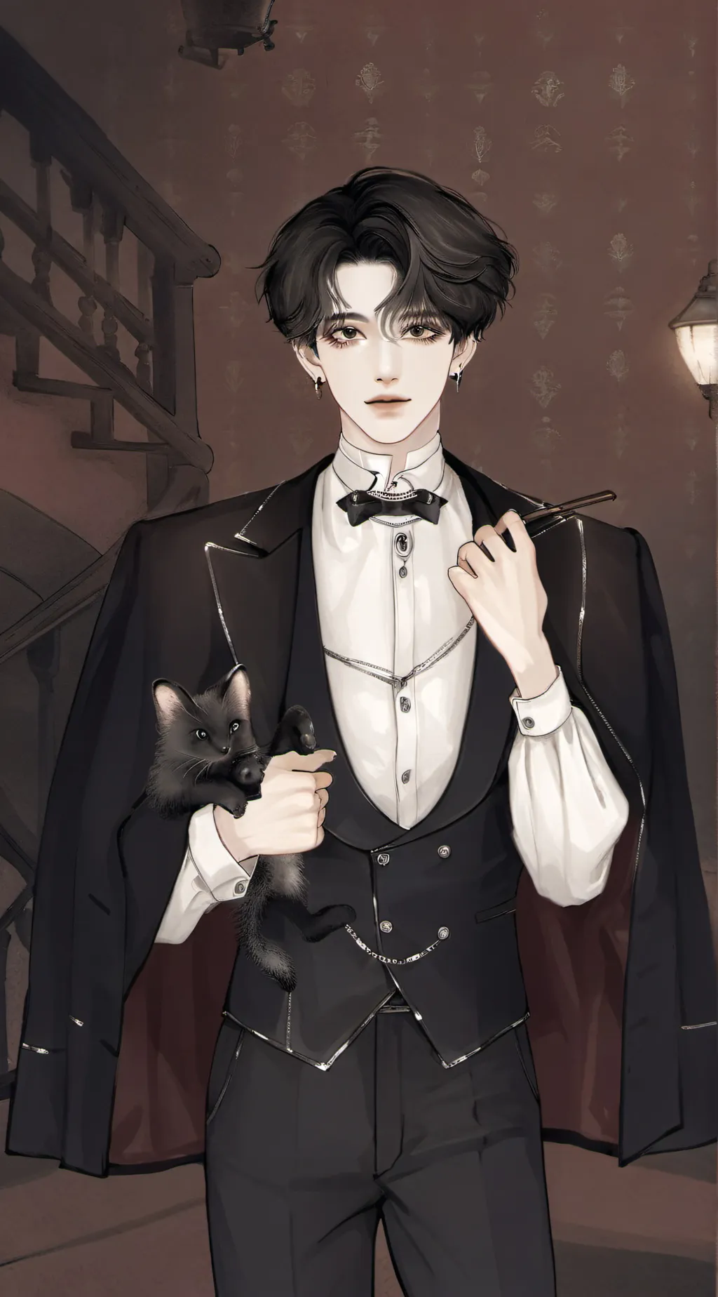 ai character: leo background