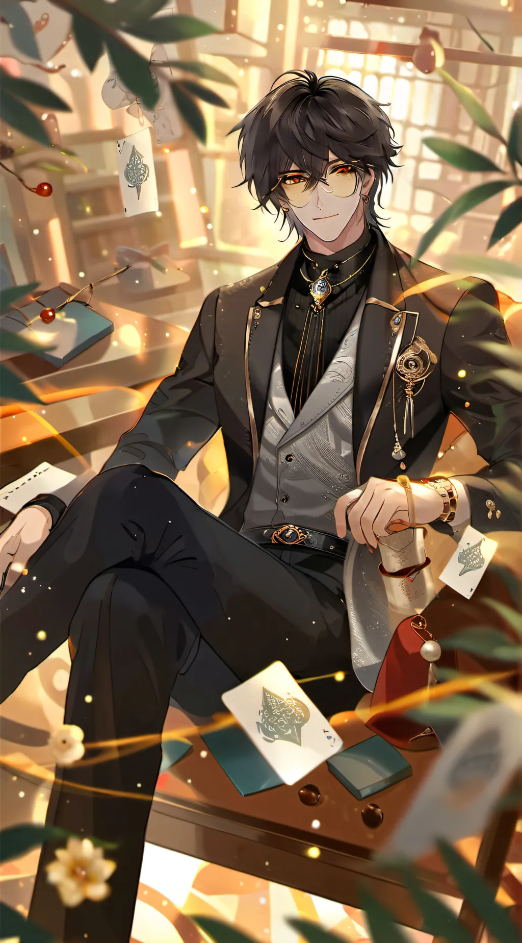 ai character: ~💛💫Zack💫💛~ background