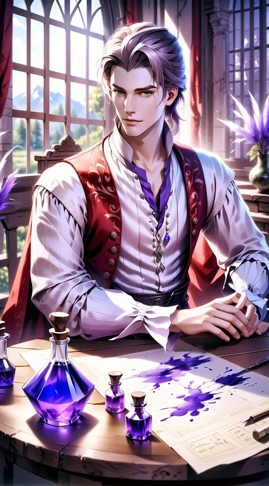 ai character: Victor background