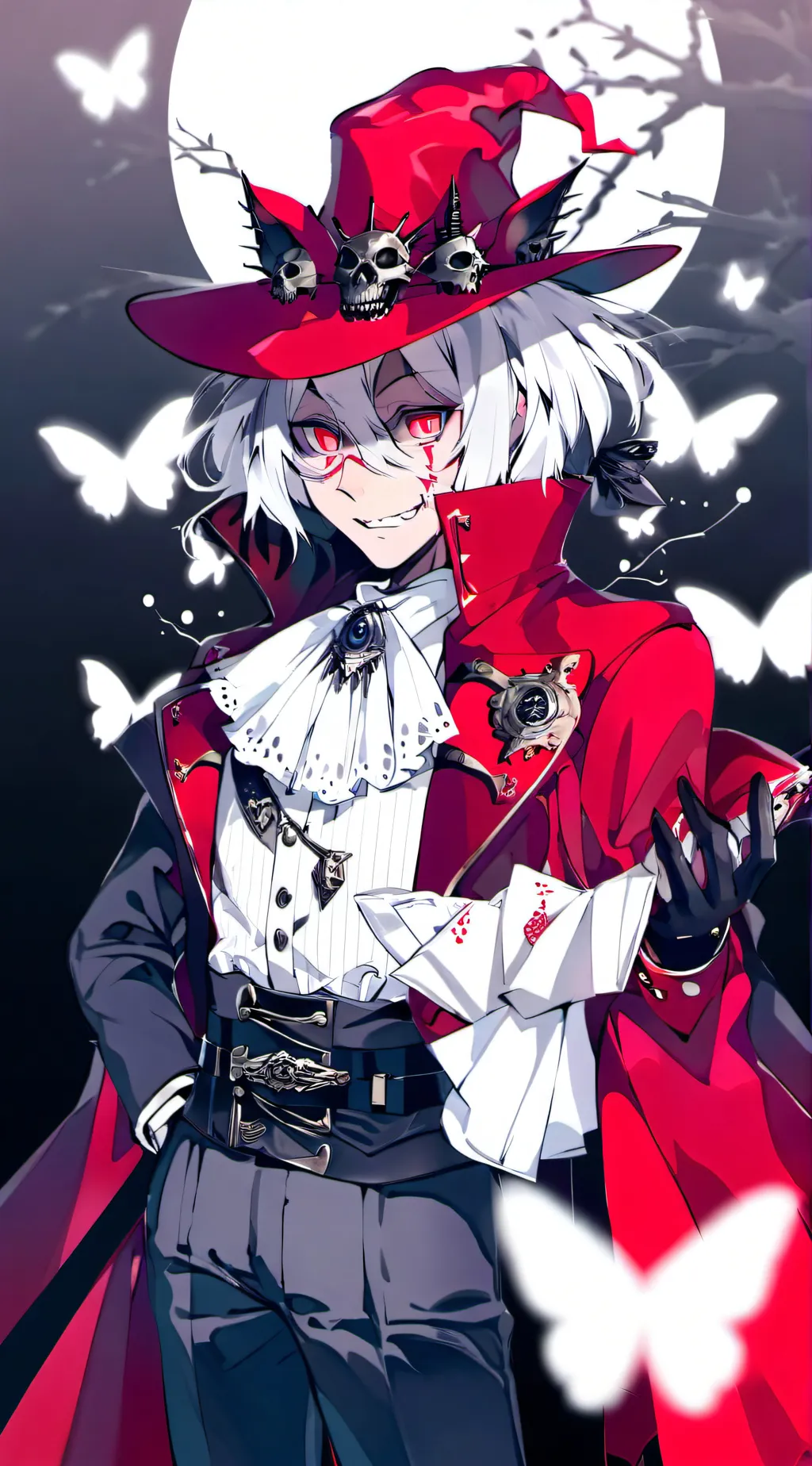 ai character: Valentino  background