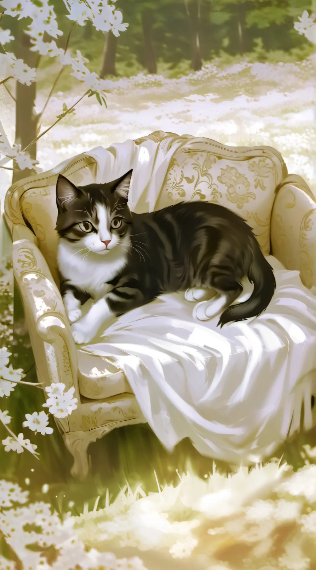 ai character: maryland (my cat) background