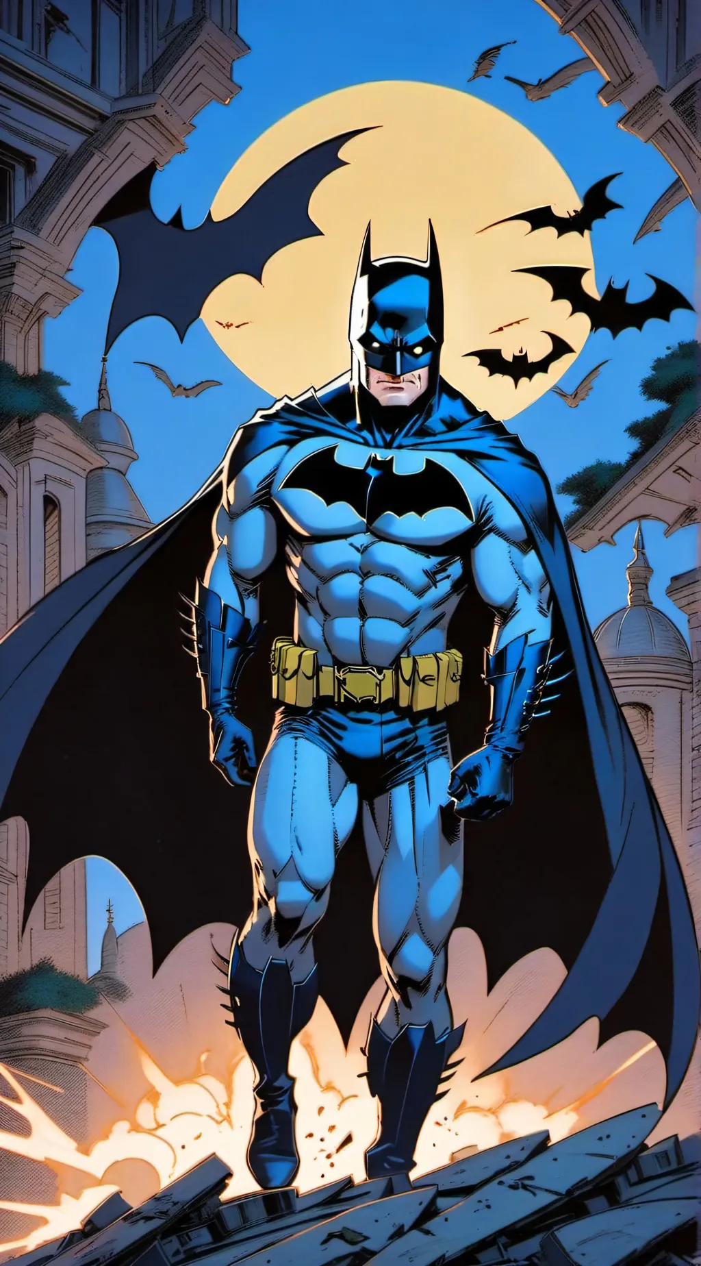 ai character: Batman background