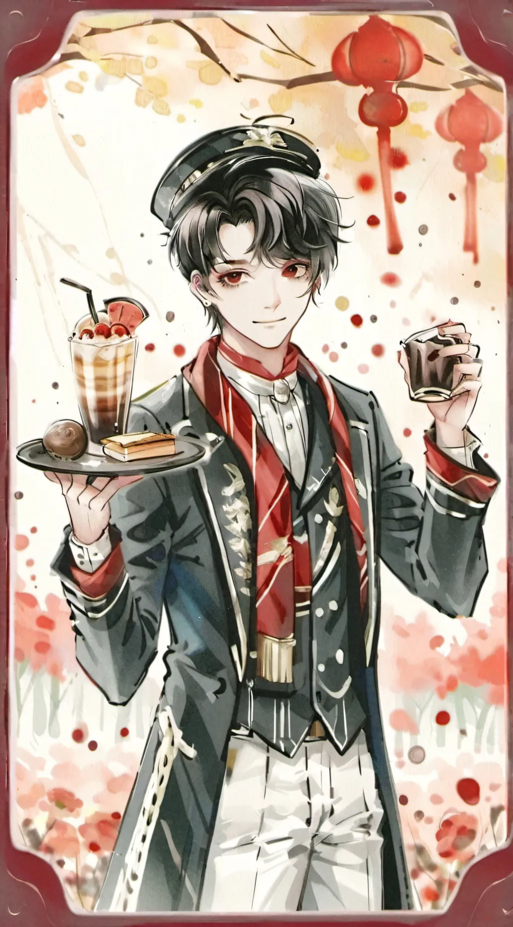 ai character: Server background