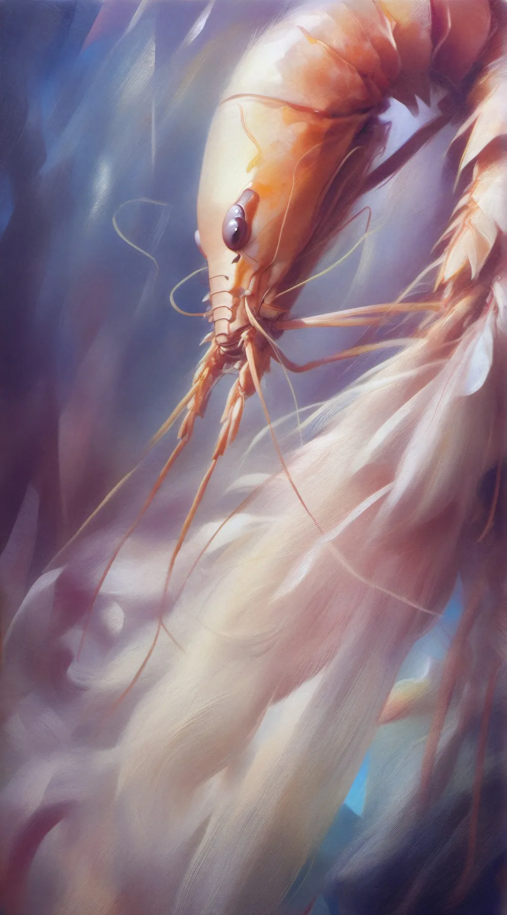 ai character: Shrimpo😈😈 background