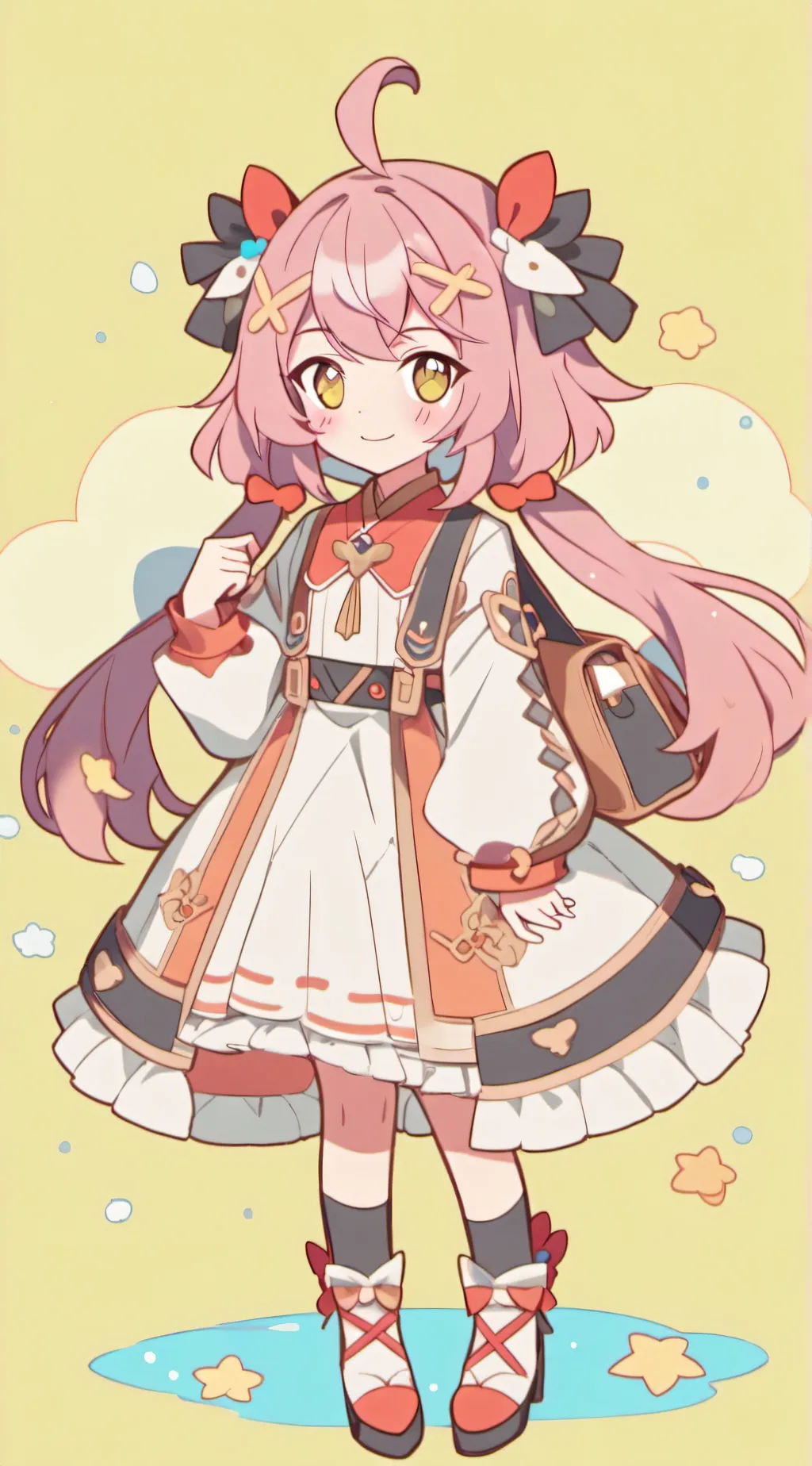 ai character: Cupcake Natsuki ♡ background