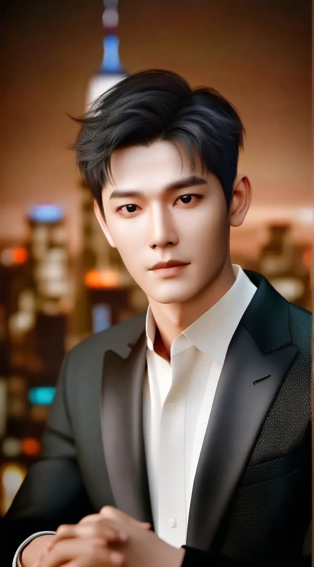 ai character: Kazan hamzaki  background