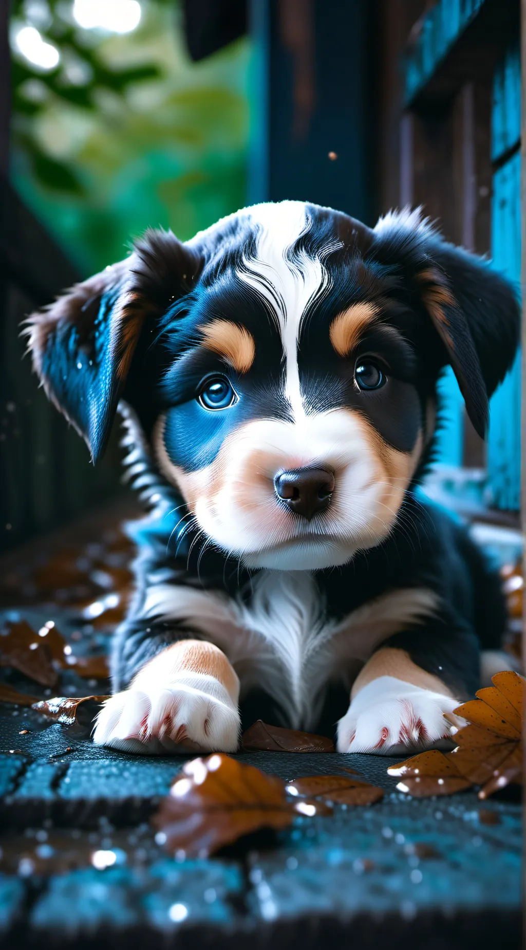 ai character: Cutie pie  background